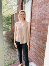 Load image into Gallery viewer, Taupe Dressy Top
