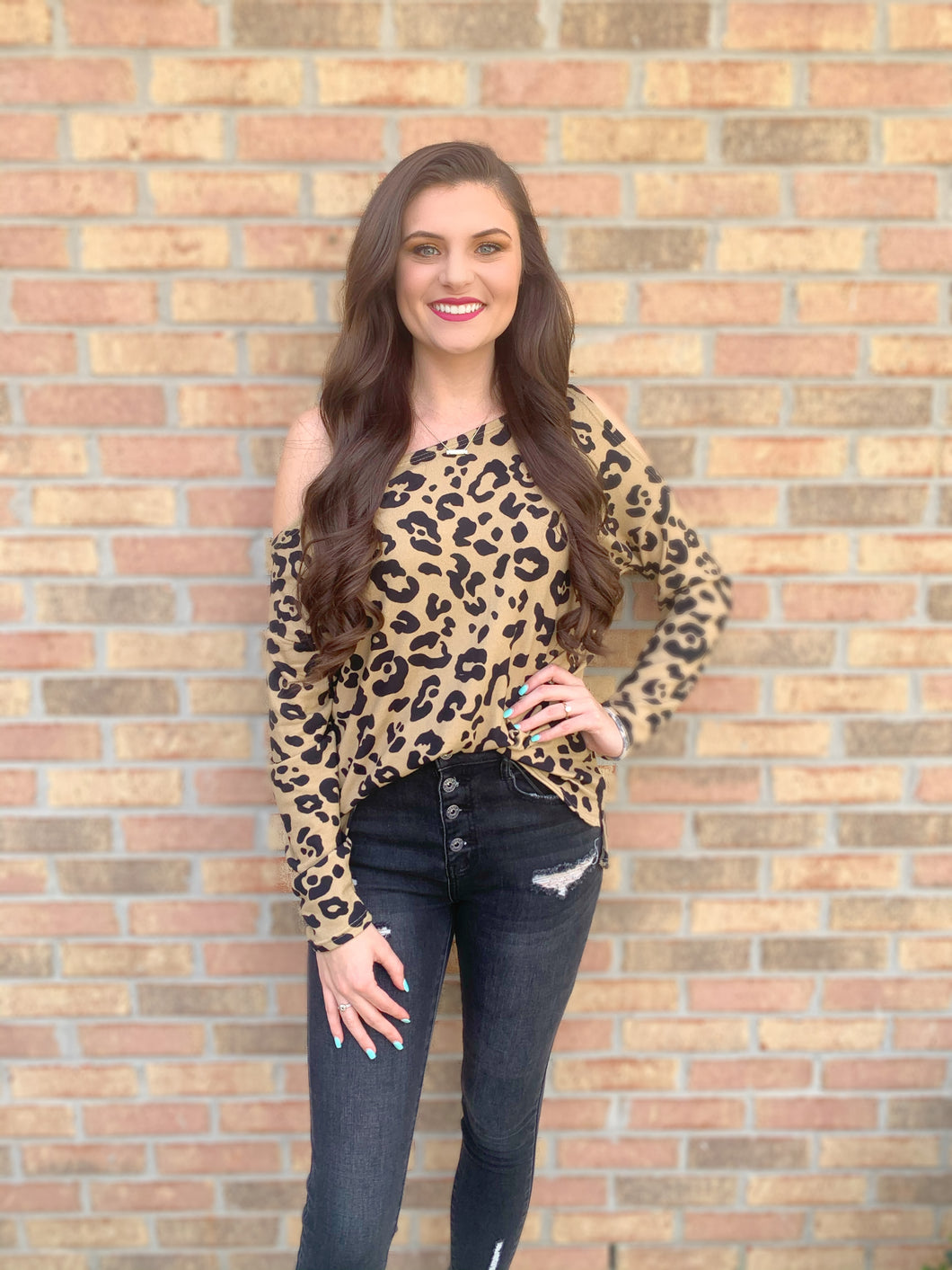 Cheetah Cut Sweater