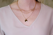 Load image into Gallery viewer, Gold Layered Circle Pendant Necklace
