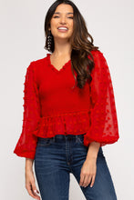 Load image into Gallery viewer, Be My Valentine Top - Red
