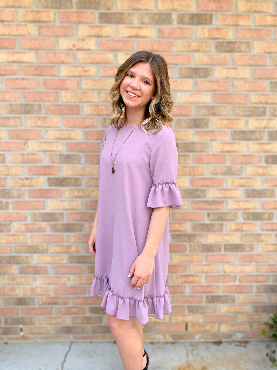 Lovely In Lavender Dress