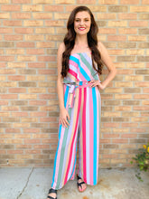 Load image into Gallery viewer, Pastel Springs Jumpsuit - Blue Pallet
