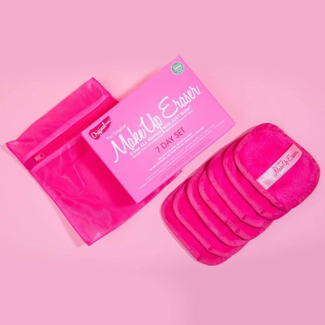 Make Up Eraser - 7 Day Set Original Pink
